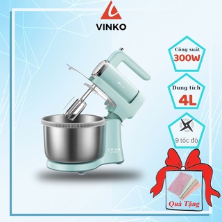 Máy nhào bột kèm đánh trứng bear để bàn bh 18 tháng chính hãng
