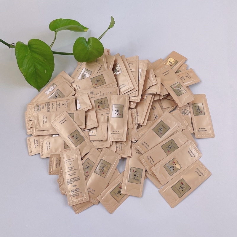 Gói Sample Tinh chất dưỡng trắng, tái sinh trẻ hóa da toàn diện Saga Repair Essence 1ml