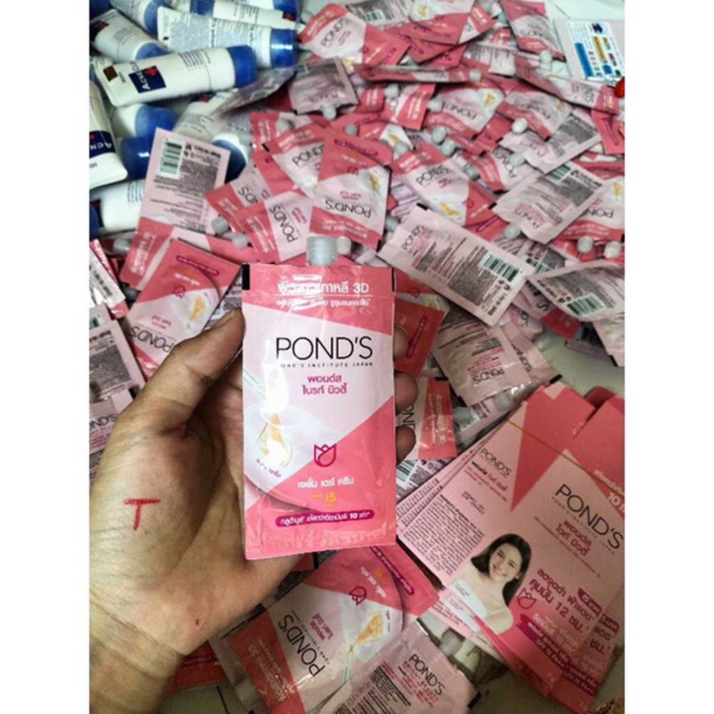 Kem dưỡng da trắng hồng rạng rỡ Pond's Thái gói 7g