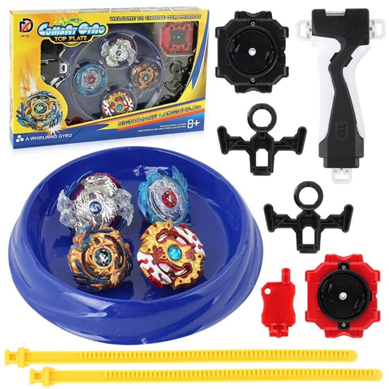 Bộ đồ chơi con quay Beyblade kèm bệ phóng bằng kim loại