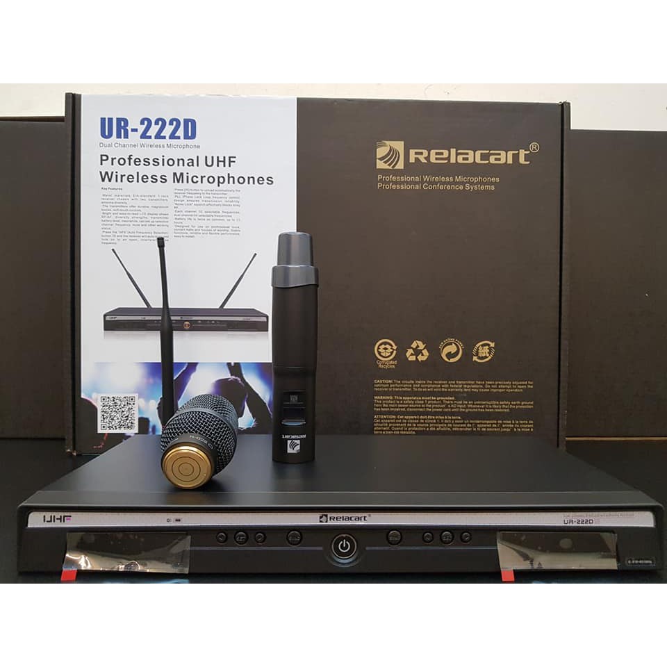 Mic không dây cao cấp Relacart ER222D chính hãng USA