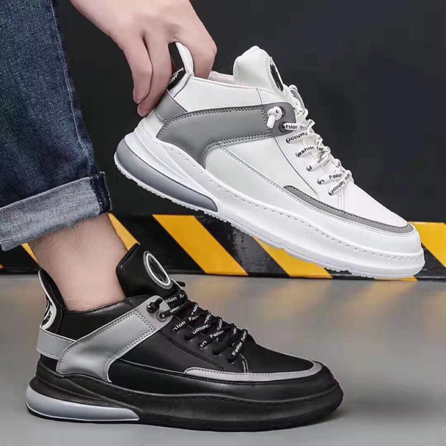 Giày cao cổ buộc dây