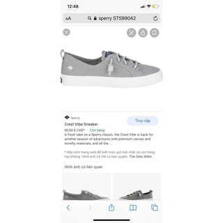 Giày sperry chính hãng ( bán hết )