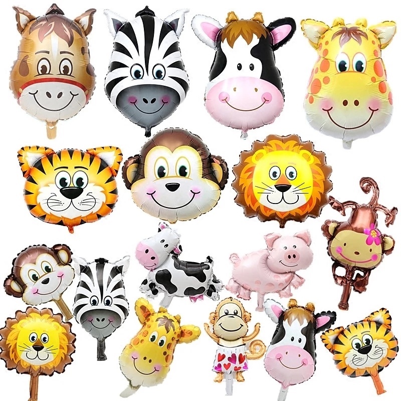 Bong Bóng Nhôm Hình Trái Tim Trang Trí Tiệc Sinh Nhật Cho Bé