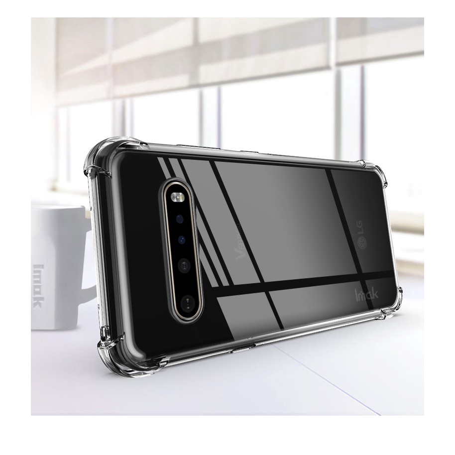 Ốp điện thoại TPU dẻo màu nhám chống sốc sang trọng cho LG V60 THINQ 5G