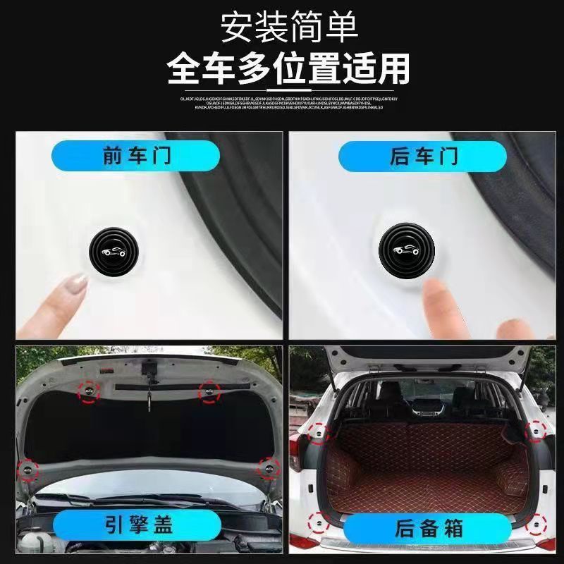 Set 2 / 8 Vòng Đệm Chống Sốc Phát Quang Dành Cho Xe Hơi VinFast VF8 VF9 Vfd e34 VF5 VF7 LUX2.0 LUX a2.0 VF33