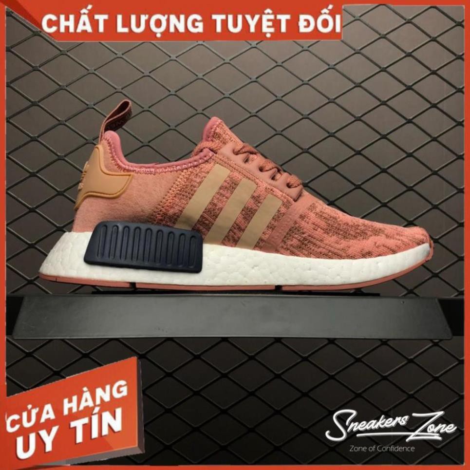 HOT (FREE SHIP + HỘP + QUÀ) Giày thể thao NMD R1 pink hồng đất siêu đẹp cho nam và nữ [Sale Sốc] BỀN ĐẸP