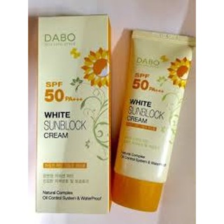 Kem chống nắng bảo vệ da khỏi đen sạm Dabo White Sunblock Cream 70ml