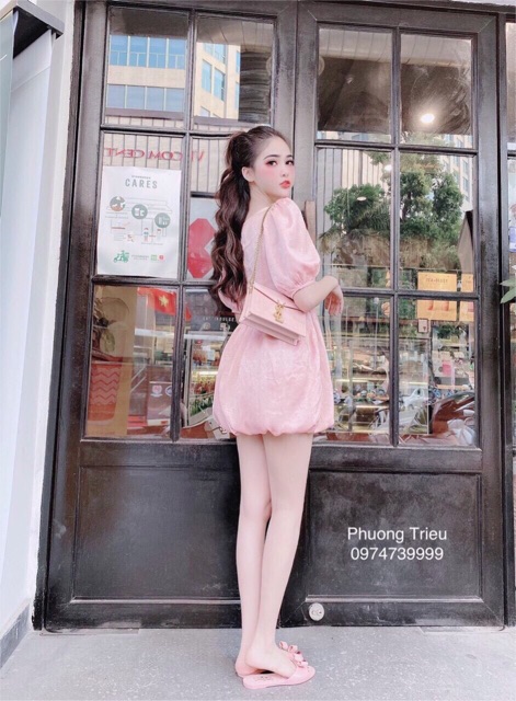 Đầm xoè bí tay phồng ( kèm video,ảnh thật) | BigBuy360 - bigbuy360.vn