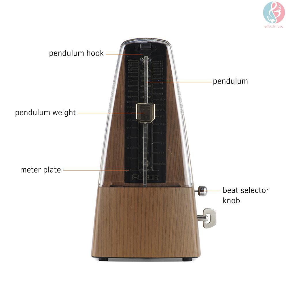 Máy đếm nhịp Metronome bằng nhựa ABS hình kim tự tháp thông dụng cho Guitar /Violin/ Piano/ trống Bass