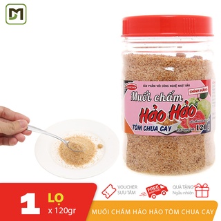 1 lọ 120gr muối chấm Hảo Hảo vị Tôm chua cay