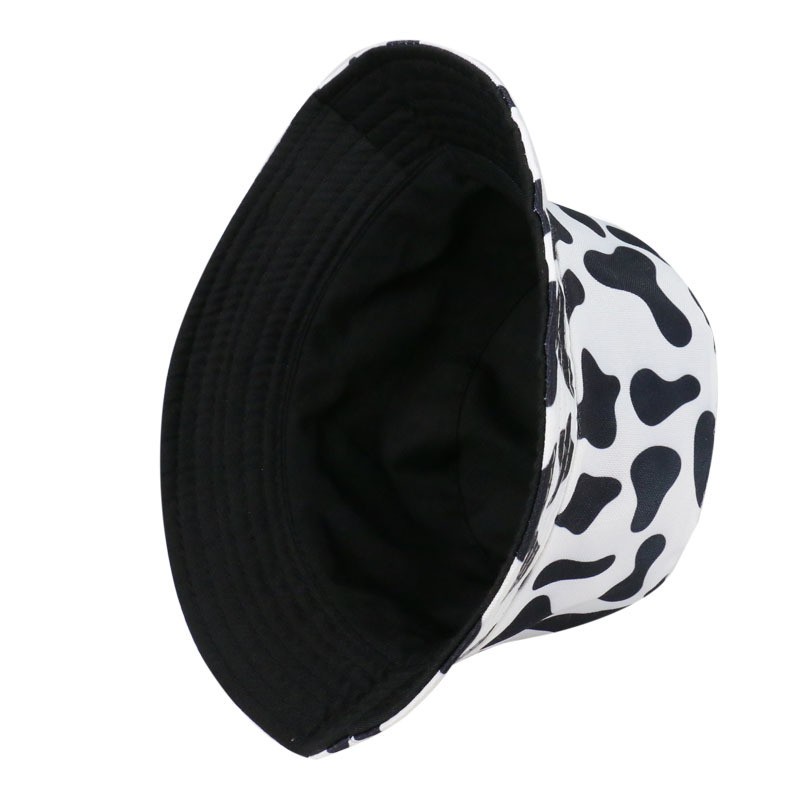 Mũ bucket bò sữa, nón tròn in hình đen trắng thời trang phù hợp đi chơi đi biển nam/nữ đều dùng được CÓ ẢNH THẬT..
