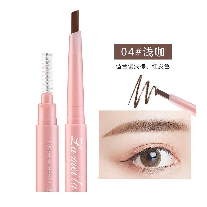 [Bán Buôn Sỉ] Chì Kẻ Mày Phong Cách Hàn Quốc Vỏ Hồng 2 Đầu Không Thấm Nước Lâu Trôi Lameila Innisfree Eyebrown | BigBuy360 - bigbuy360.vn