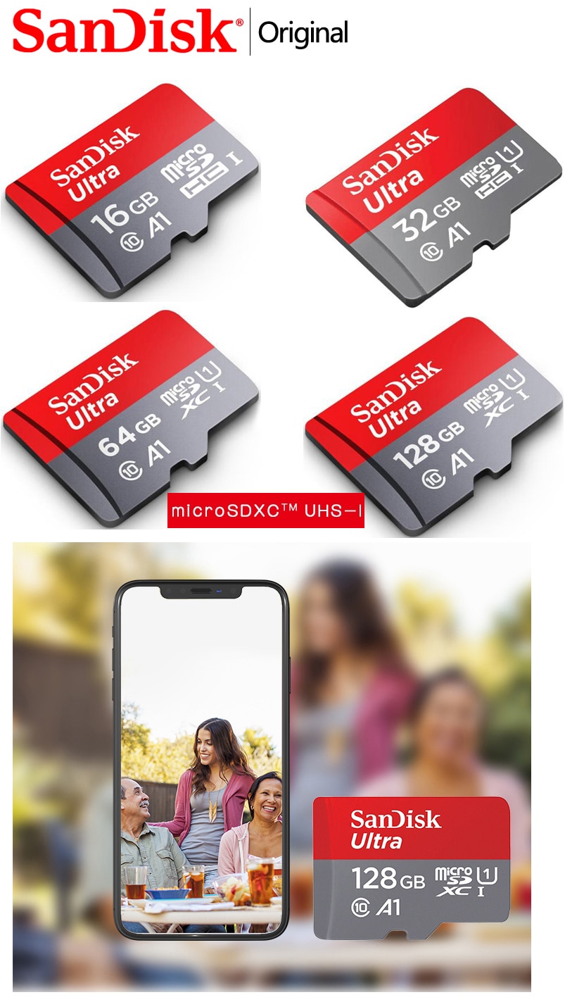 SANDISK Thẻ Nhớ Micro Sd / Tf 32 64 128 Gb | BigBuy360 - bigbuy360.vn