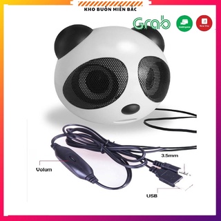 Loa mini hình thú gấu trúc ys, loa máy tính mini t3 âm
