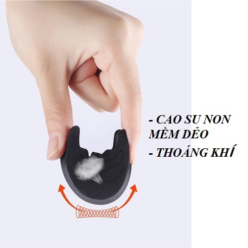 Lót mũi giày su non đệm êm ngón chân, có tác dụng giúp giảm size cho giày bị rộng – PK02