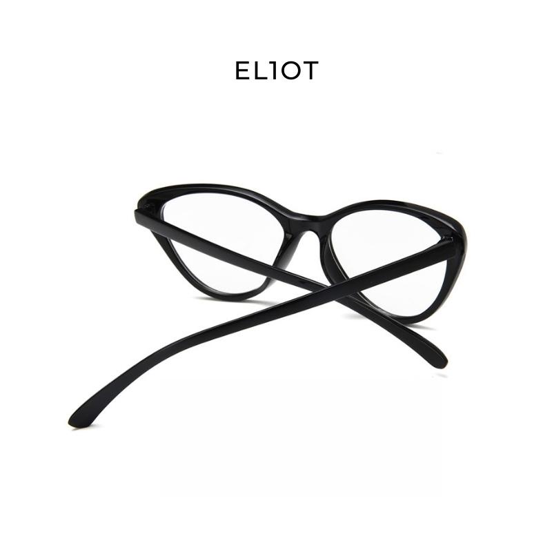 Gọng kính mắt mèo Basic 02 mắt kính cận nam nữ thời trang Unisex tròng kính chống ánh sáng xanh có thể làm kính cận
