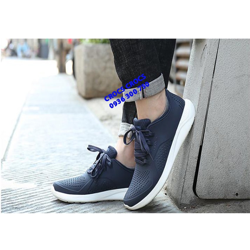GIÀY NHỰA C.ROC.S LITERIDE PACER XỊN ĐÉT CHO NAM MÀU NAVY | BigBuy360 - bigbuy360.vn