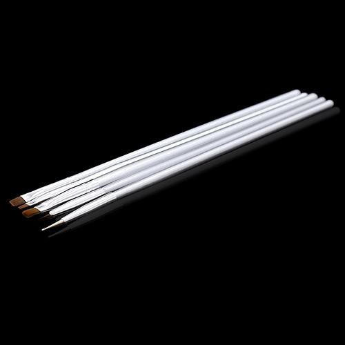 [Hàng mới về] Bộ 5 cọ vẽ trang trí móng tay nghệ thuật chuyên dụng chất lượng cao tiện lợi