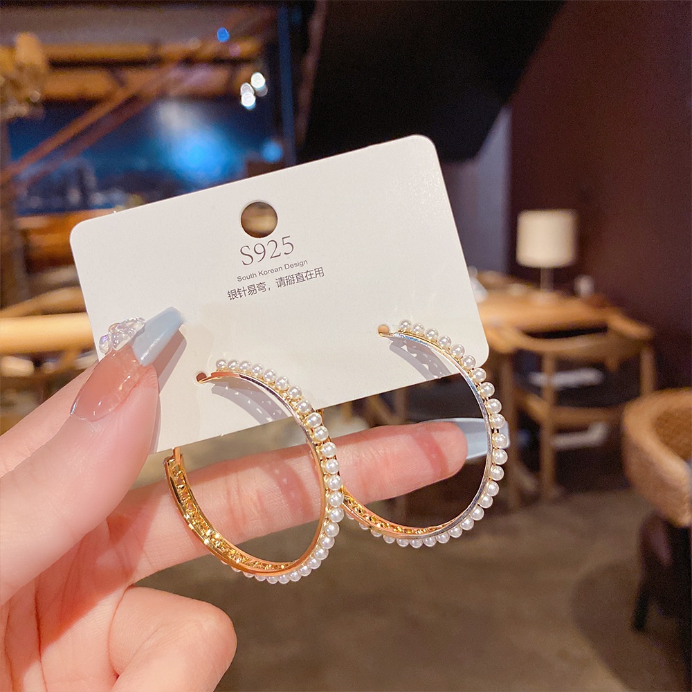 Khuyên Tai Nữ Hình Tròn Lớn Thời Trang