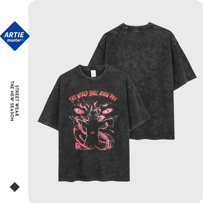 Áo thun unisex form rộng chất cotton mẫu hè mới 202