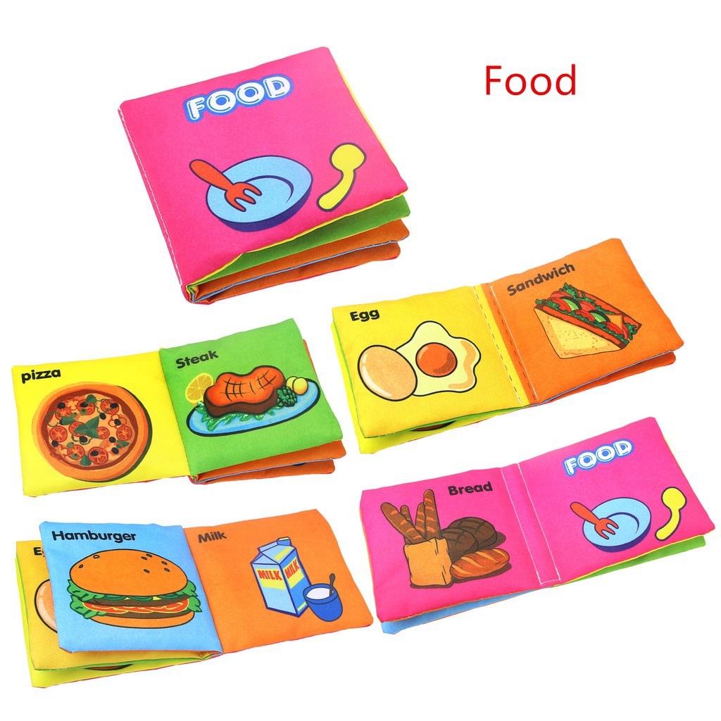 Coolplay Bộ 6 sách vải mềm cho bé sơ sinh