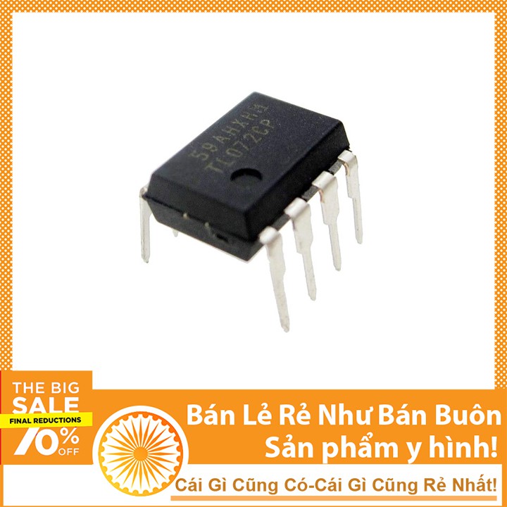 IC số TL072 Dip 8 Cắm