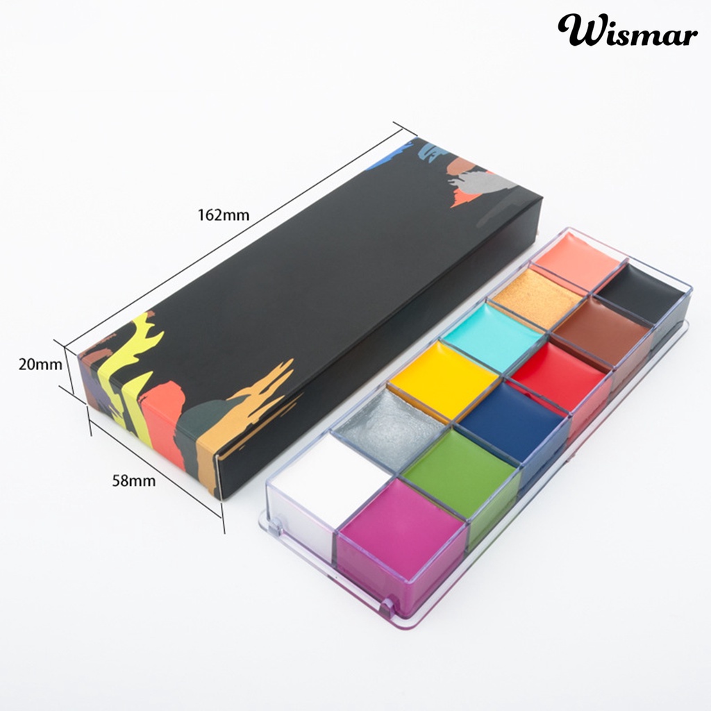 Sơn dầu vẽ cơ thể không phai 12 màu tùy chọn WIS 96g | BigBuy360 - bigbuy360.vn