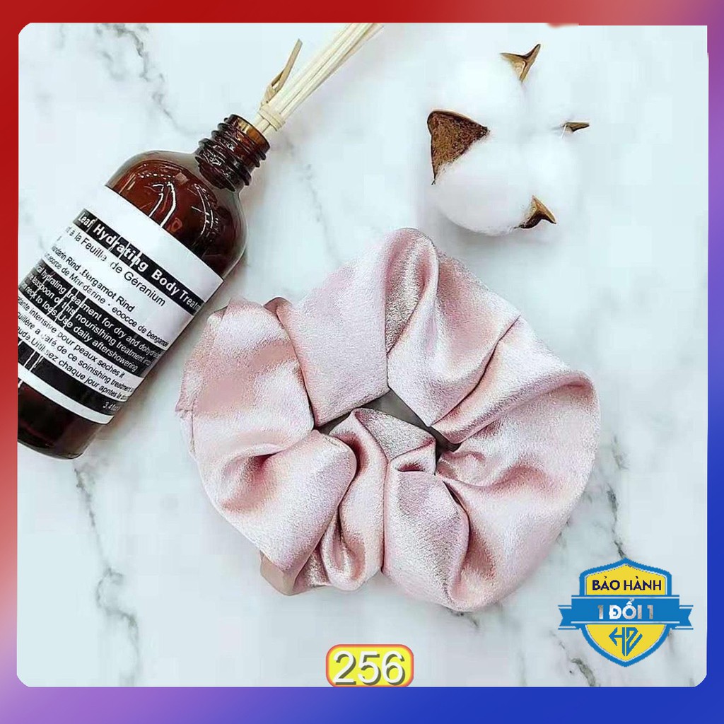 Buộc Tóc Vải Nữ 256 SATIN Nhiều Màu Xinh Xắn Dễ Thương