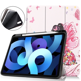 Bao Da Máy Tính Bảng Mềm Chống Sốc Có Ngăn Đựng Bút Apple iPad Air 4 10.9 inch iPad Air 2020 4th Gen Giá Đỡ