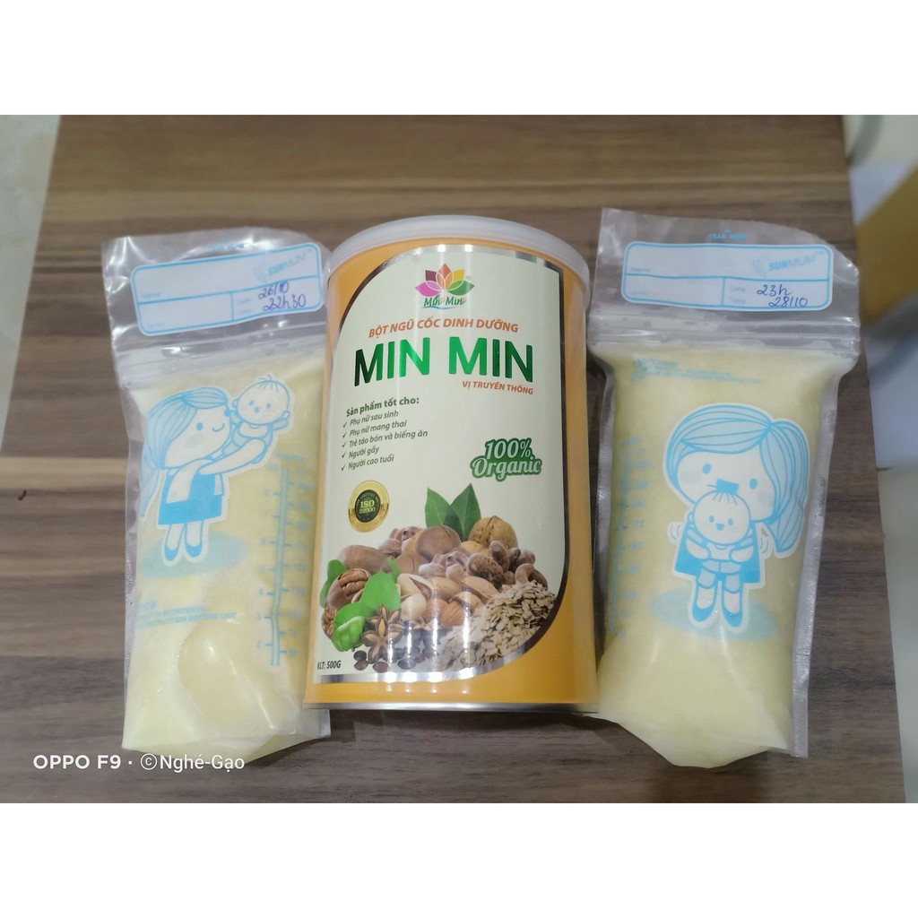 Bột Ngũ Cốc Min Min (500GAM - 29 Loại Hạt)- Hộp Ngũ Cốc Dinh Dưỡng Minmin Lợi Sữa Sau Sinh