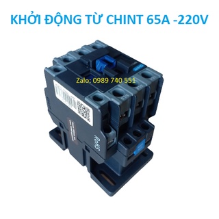 KHỞI ĐỘNG TỪ CONTACTOR CHINT NXC-65A 220V