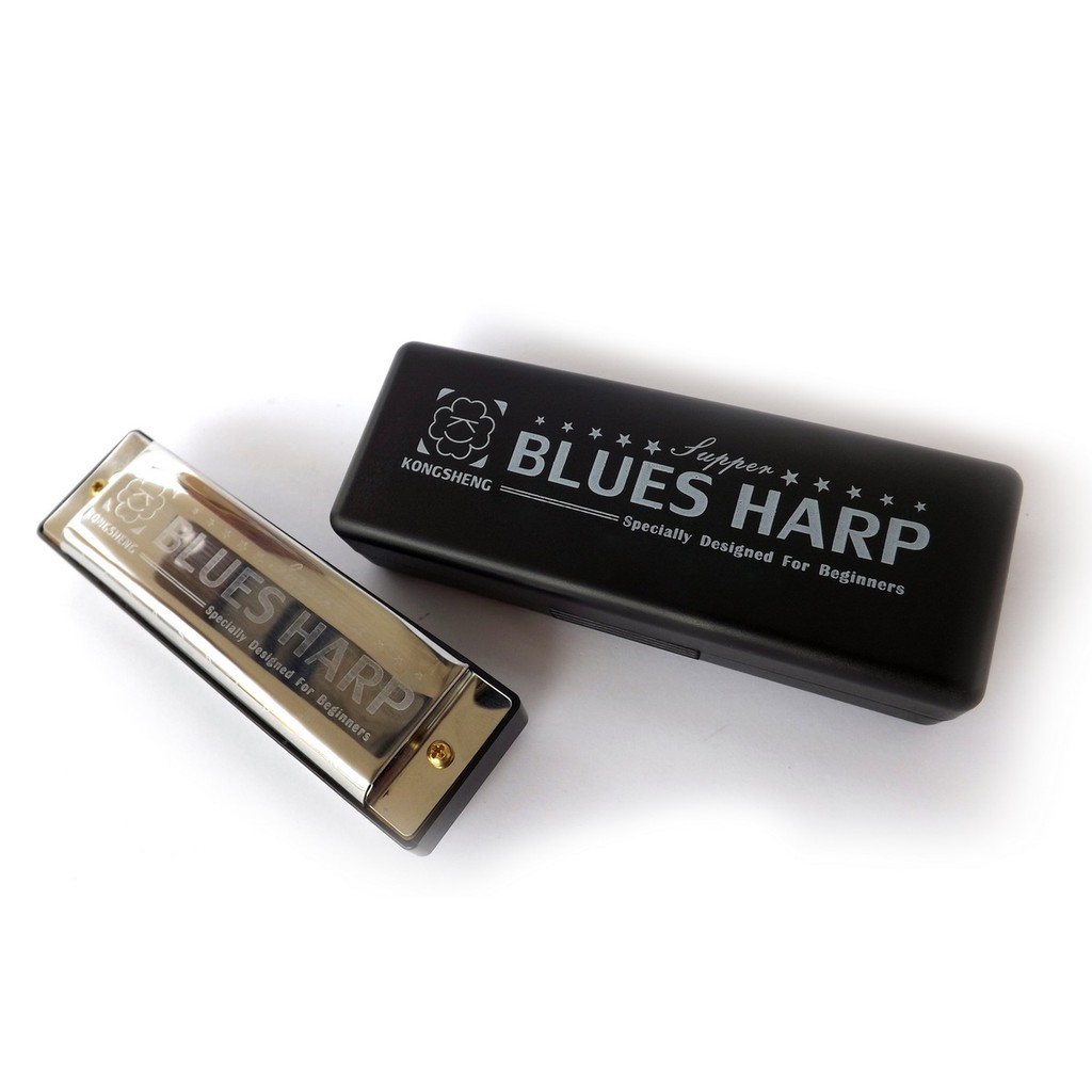 Kèn harmonica Diatonic 10 lỗ KongSheng BuleHarp key C