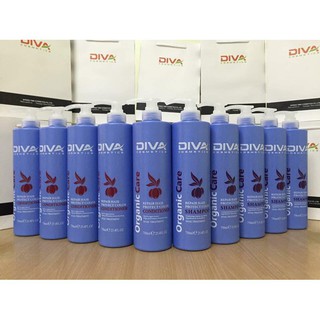 [SIÊU CHẤT LƯỢNG] Cặp Gội Xả Diva Xanh 750ml*2