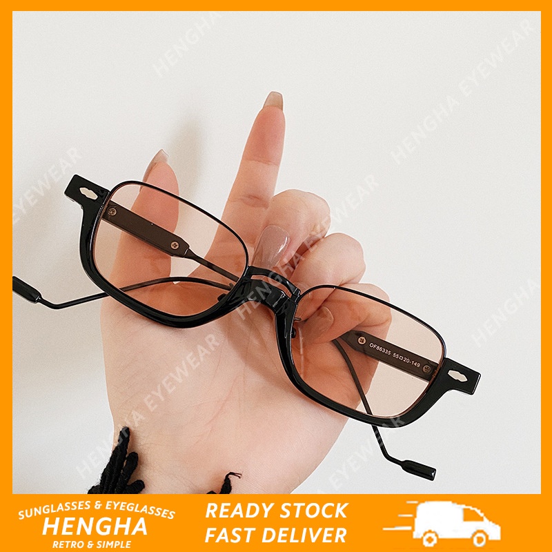 Kính mát gọng kim loại hình oval phong cách Hàn Quốc cổ điển cho nữ