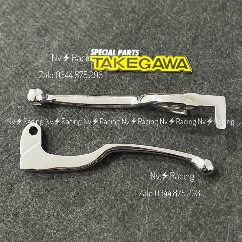 Bộ Tay thắng tay côn Exciter 135 - 155 xi ken crome siêu bóng hàng Takegawa