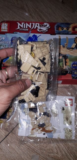 Lắp ráp Legoninja rồng 8019 có 142 chi tiết