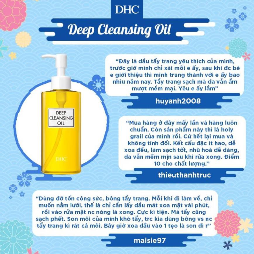 Dầu tẩy trang DHC Deep Cleansing Oil 70ml