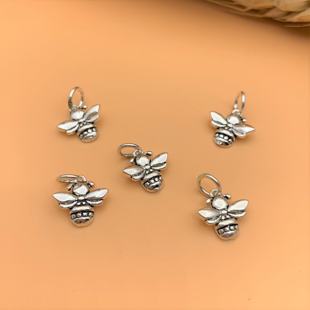 Charm bạc Móc treo hình ong - Charm Bạc 925 - Mã CA155 CA160