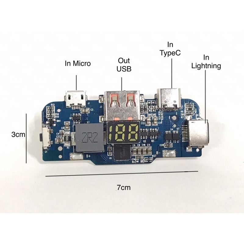 ✅Mạch Sạc Nhanh 5v/9v/12v-2A( PD/QC 2.0+3.0 )18W ✅LCD Led hiển thị. IC SW6106 Có Chống Cháy Nồ ,Tự Ngắt Khi Quá Dòng .