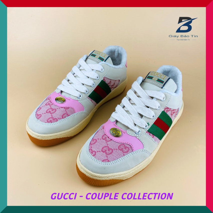 Giày Nam Nữ Gucci Sơn Tùng lót lông mềm mại 2 màu Giay Unisex thời trang dễ phối đồ full bill+box