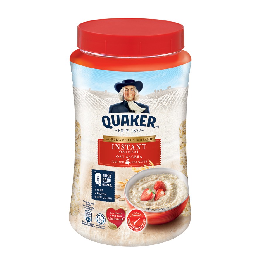 Yến mạch ăn liền Quaker hũ 600g