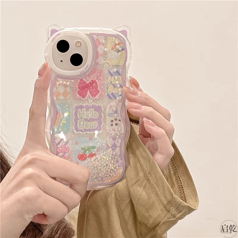 Ốp lưng iphone có nước và kim tuyến bên trong