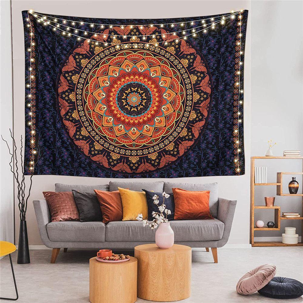 Thảm Đi Biển / Thảm Trải Sàn Họa Tiết Mandala Phong Cách Bohemian Độc Đáo Trang Trí Nhà Cửa