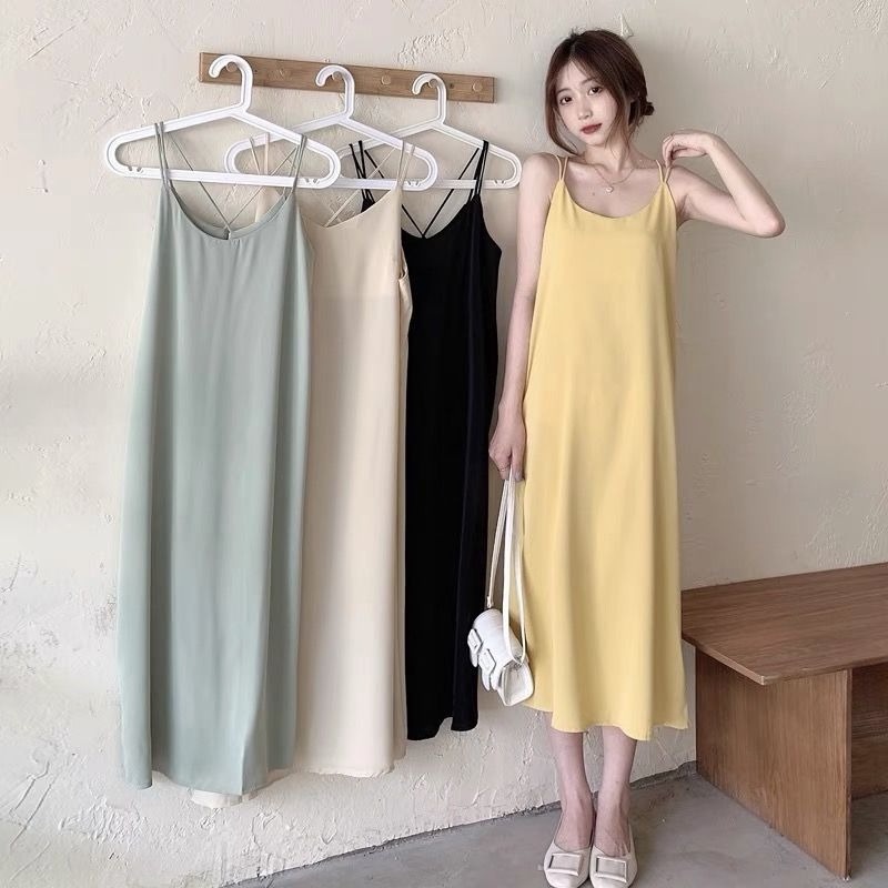 Đầm Hai Dây Mỏng Và Gợi Cảm Hàng Mới Dành Cho Bạn Nữ