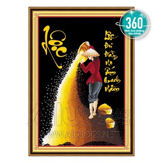 Tranh đính đá lộc lúa