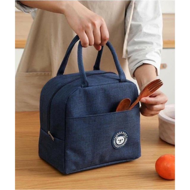 TÚI ĐỰNG HỘP CƠM GIỮ NHIỆT CAO CẤP LUNCH BAG | BigBuy360 - bigbuy360.vn