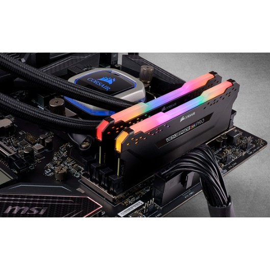 Ram máy tính để bàn CORSAIR VENGEANCE RGB PRO BLACK DDR4 | WebRaoVat - webraovat.net.vn