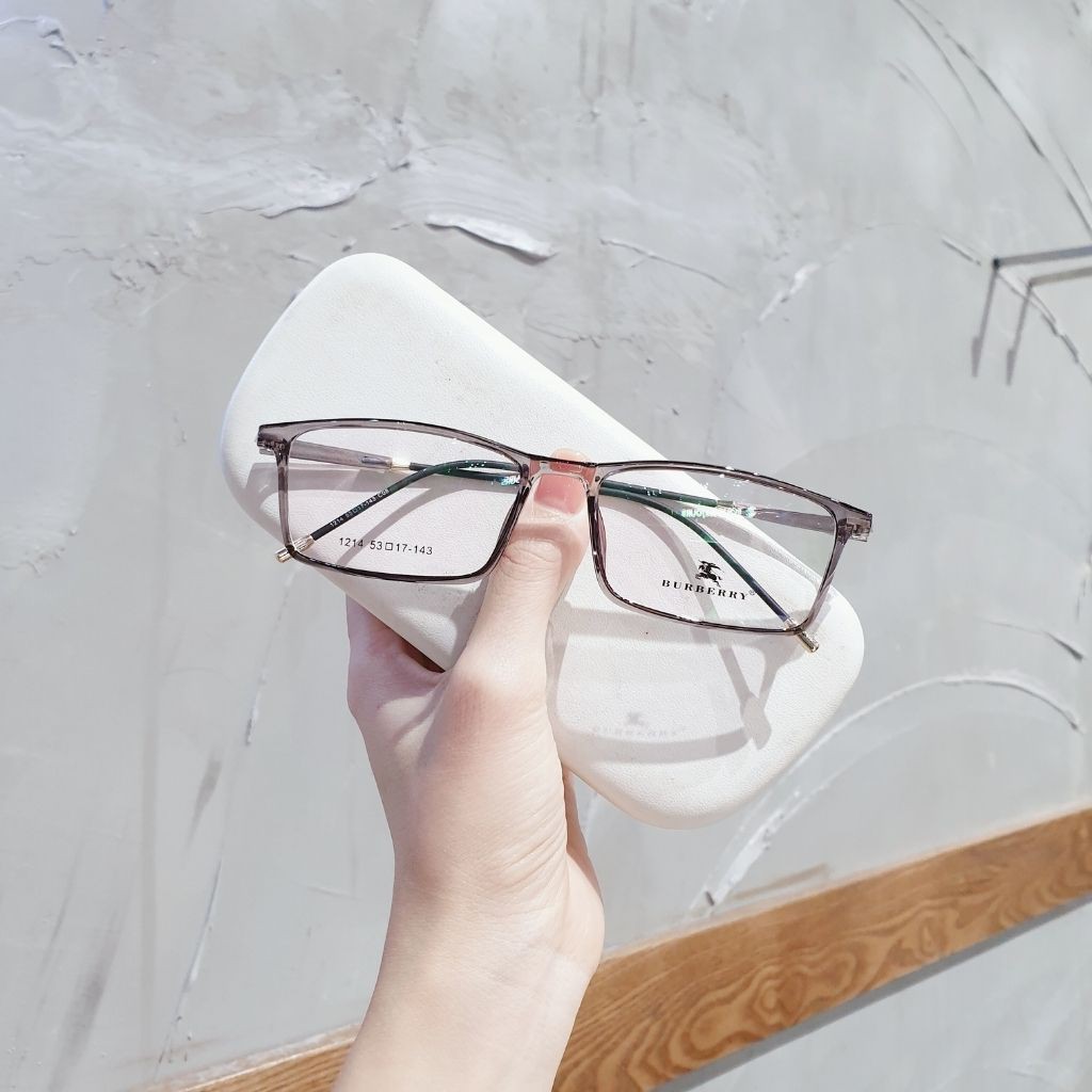 Gọng kính cận nam nữ mắt vuông gọng nhựa dẻo thời trang cao cấp, kính mắt Qiwa Eyewear 1214 | BigBuy360 - bigbuy360.vn