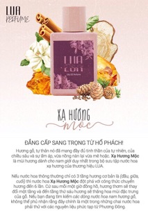 Nước hoa LUA xạ hương mộc tặng thêm son